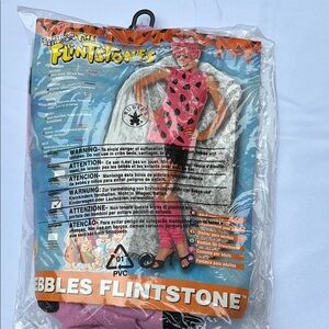 Cartoon Network Pebbles Flintstone Outfit size small adult